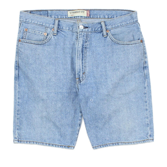 Mens Denim Shorts Straight Fit Cotton