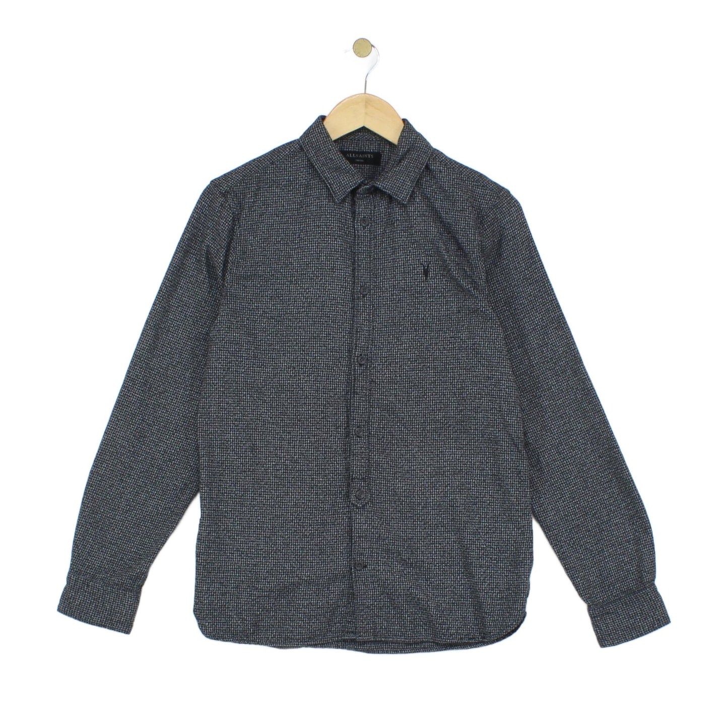 Mens Shirt Check Button Up