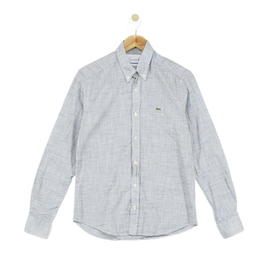 Mens Striped Shirt Slim Fit Button Up Long Sleeve