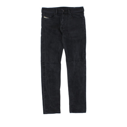 Mens Buster Jeans Regular Slim Tapered Stretch
