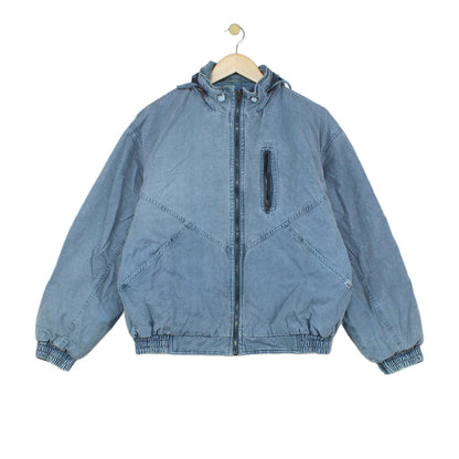 Mens Bomber Jacket Outerwear Insulated Hooded