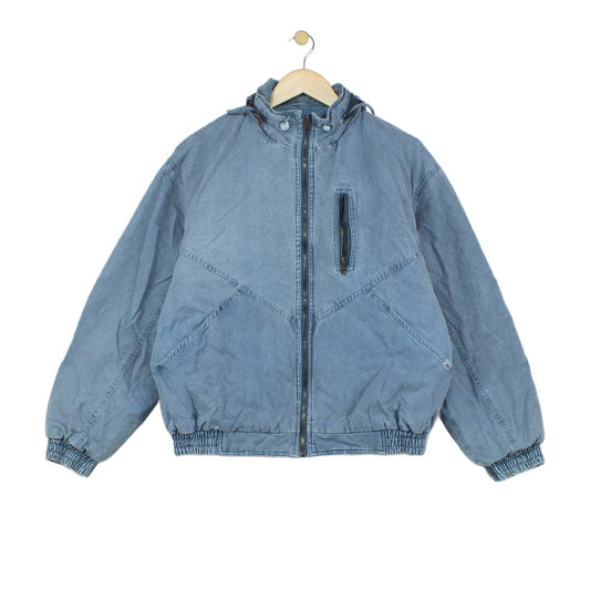 Mens Bomber Jacket Outerwear Insulated Hooded