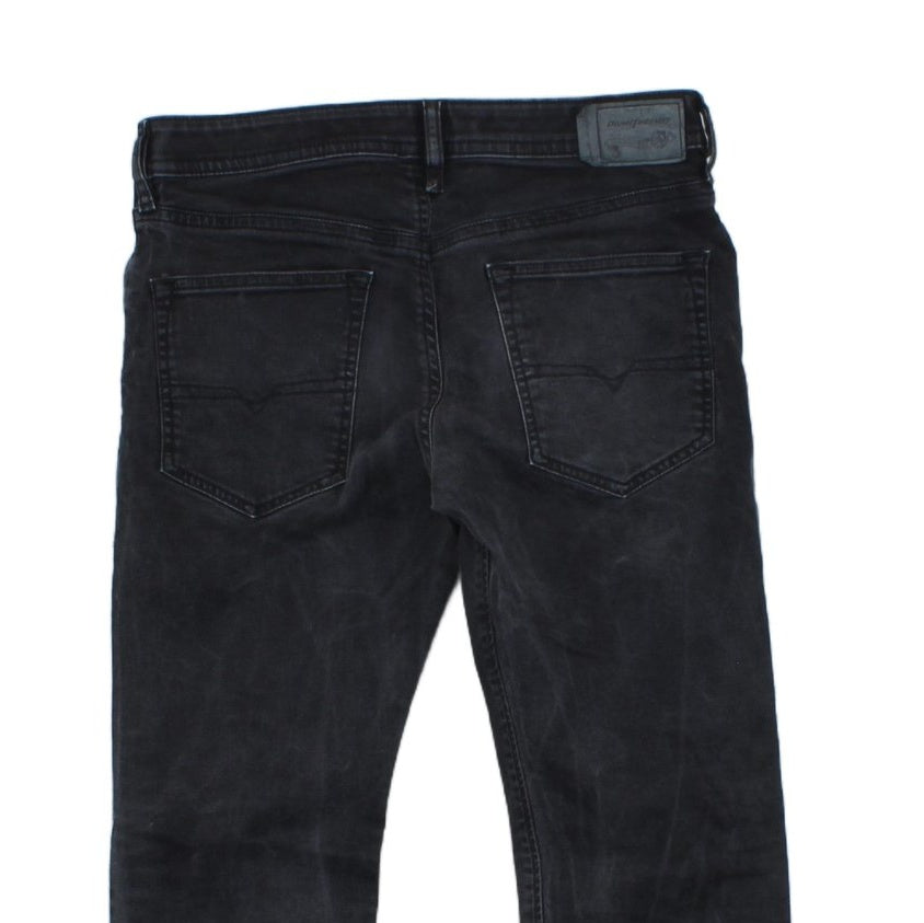 Mens Buster Jeans Regular Slim Tapered Stretch