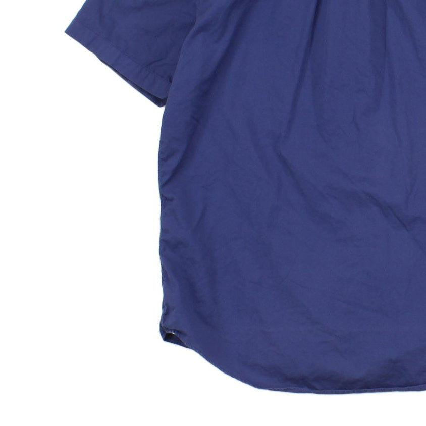 Mens Shirt Button Down Short Sleeve Slim Fit