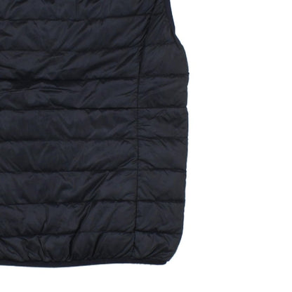 Mens Down Bodywarmer Hooded Quilted Lightweight