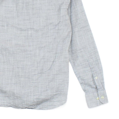 Mens Striped Shirt Slim Fit Button Up Long Sleeve