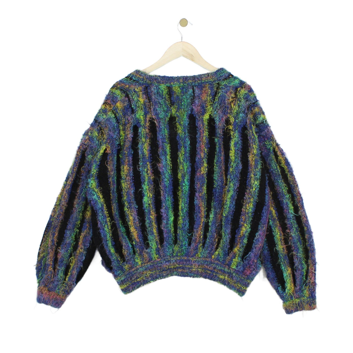 Womens Cardigan Oversized Fit Striped