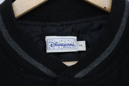 Mens Varsity Jacket Mickey Acrylic Wool