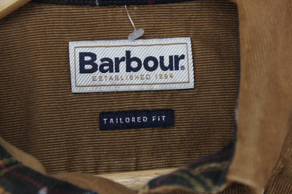 Mens Corduroy Shirt Tailored Button Up