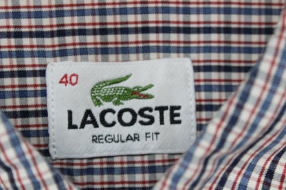 Mens Check Shirt Long Sleeve Classic Cotton