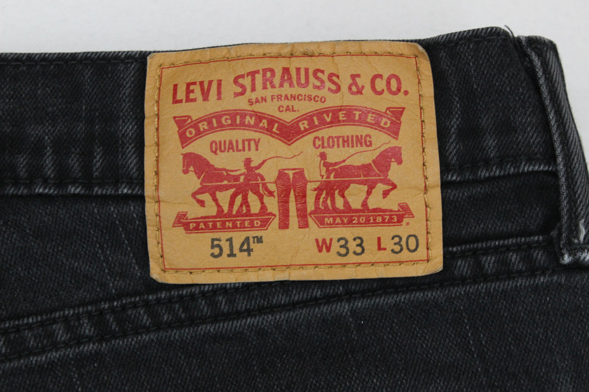 Mens 514 Jeans Zip Fly Straight Fit Denim