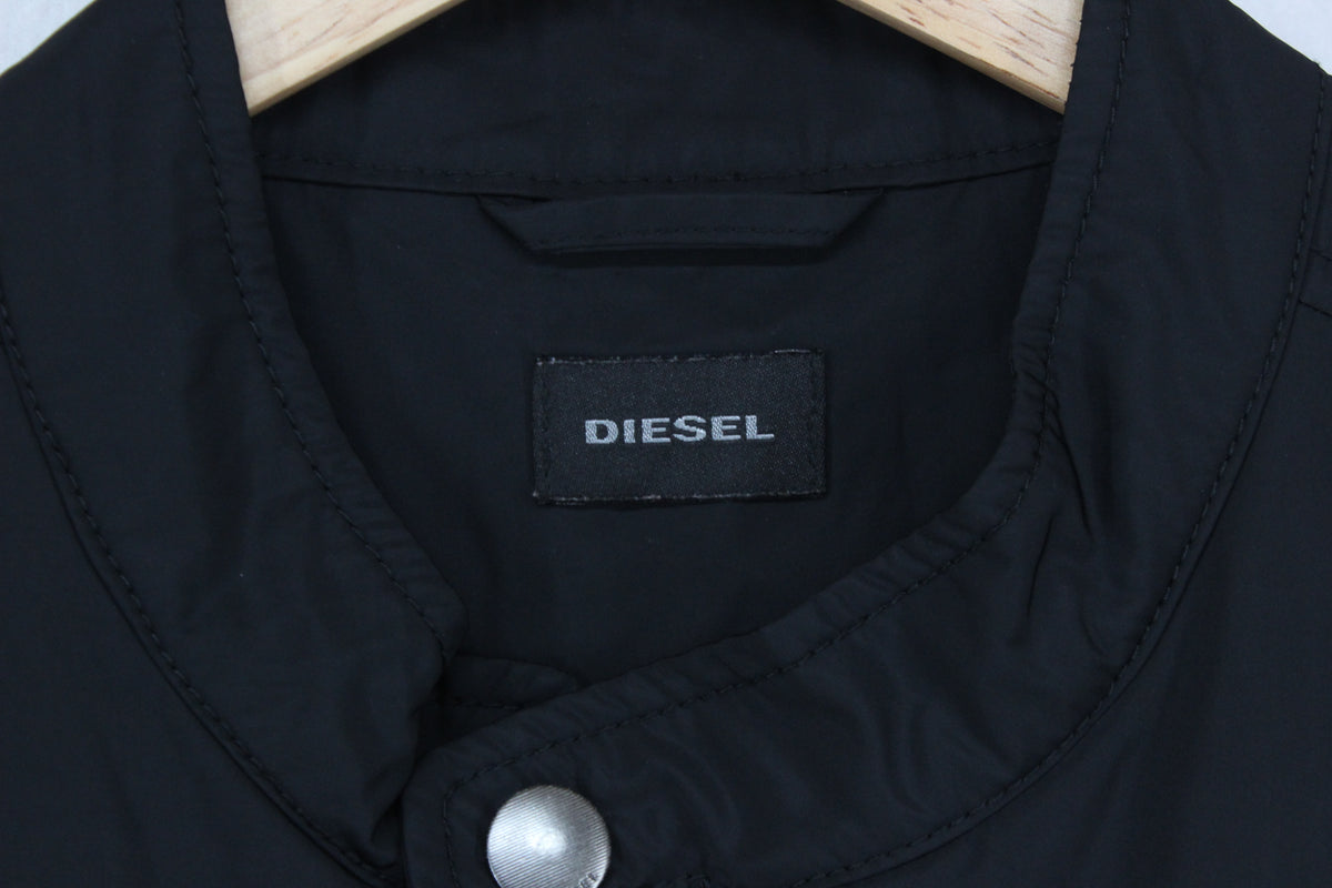 Mens Bomber Jacket Full Zip Biker