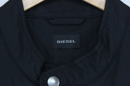 Mens Bomber Jacket Full Zip Biker