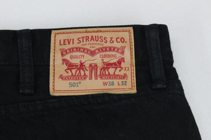 Mens 501 Jeans Classic Fit Denim Straight