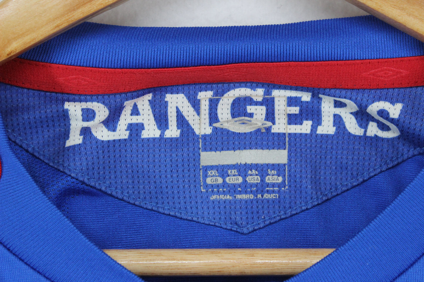 Mens Rangers 2006-07 Football Shirt Home Jersey Soccer