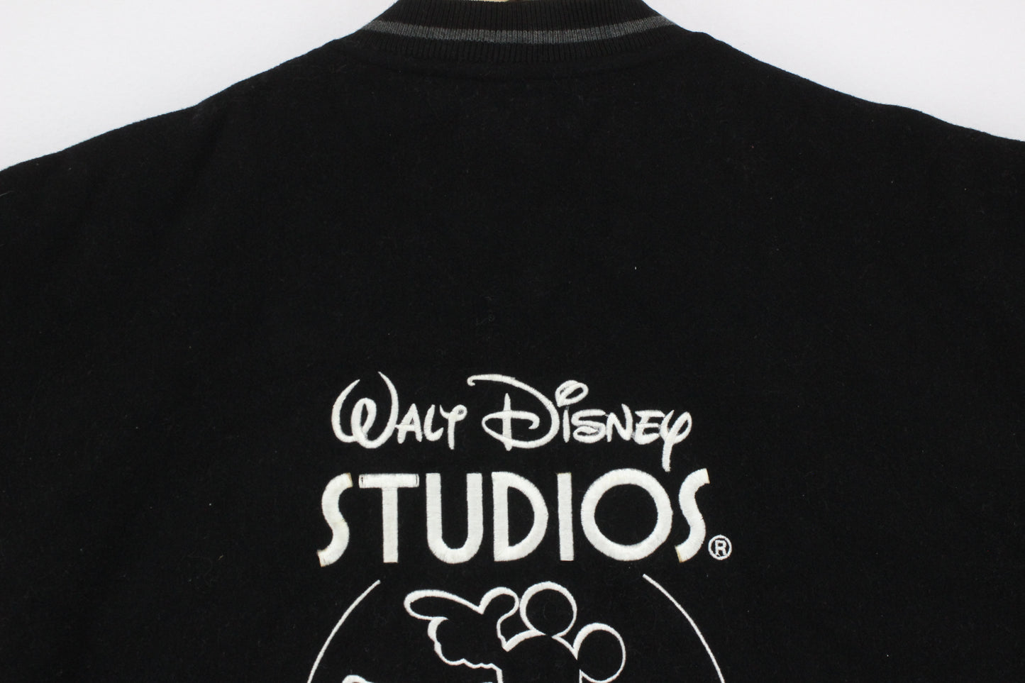 Mens Varsity Jacket Mickey Acrylic Wool