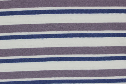 Mens Striped T-Shirt Crew Neck Short Sleeve