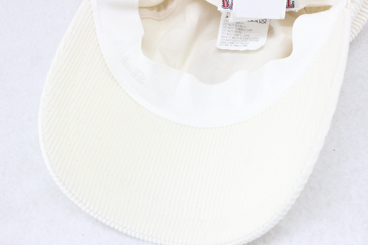 Mens Corduroy Baseball Cap Logo Adjustable