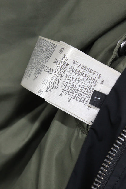 Mens Bomber Jacket Full Zip Biker