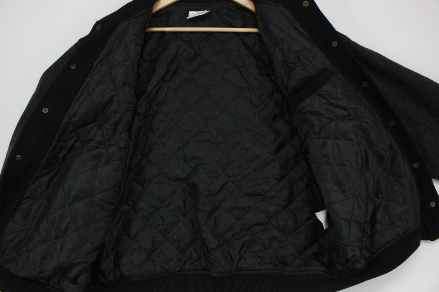 Mens Varsity Jacket Mickey Acrylic Wool