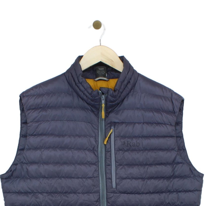 Mens Microlight Vest Bodywarmer Full Zip Insulated Puffer