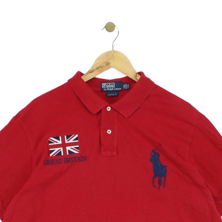 Mens Great Britain Polo Shirt Custom Fit