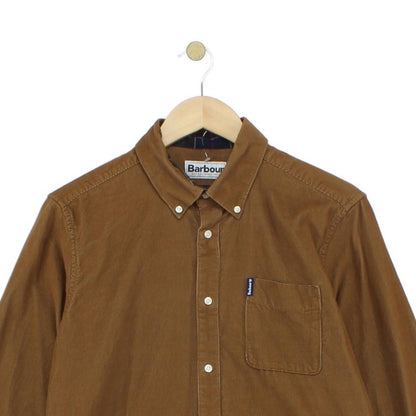 Mens Corduroy Shirt Tailored Button Up