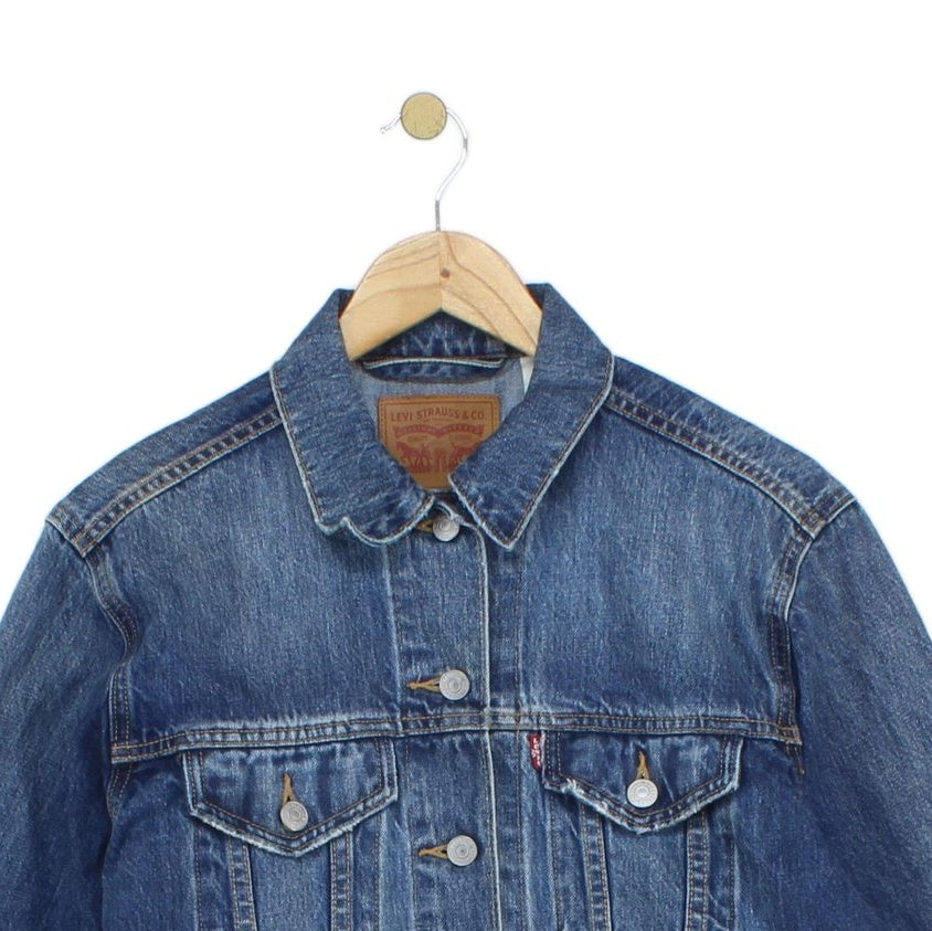 Womens Denim Jacket Classic Trucker