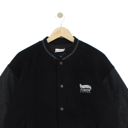 Mens Varsity Jacket Mickey Acrylic Wool