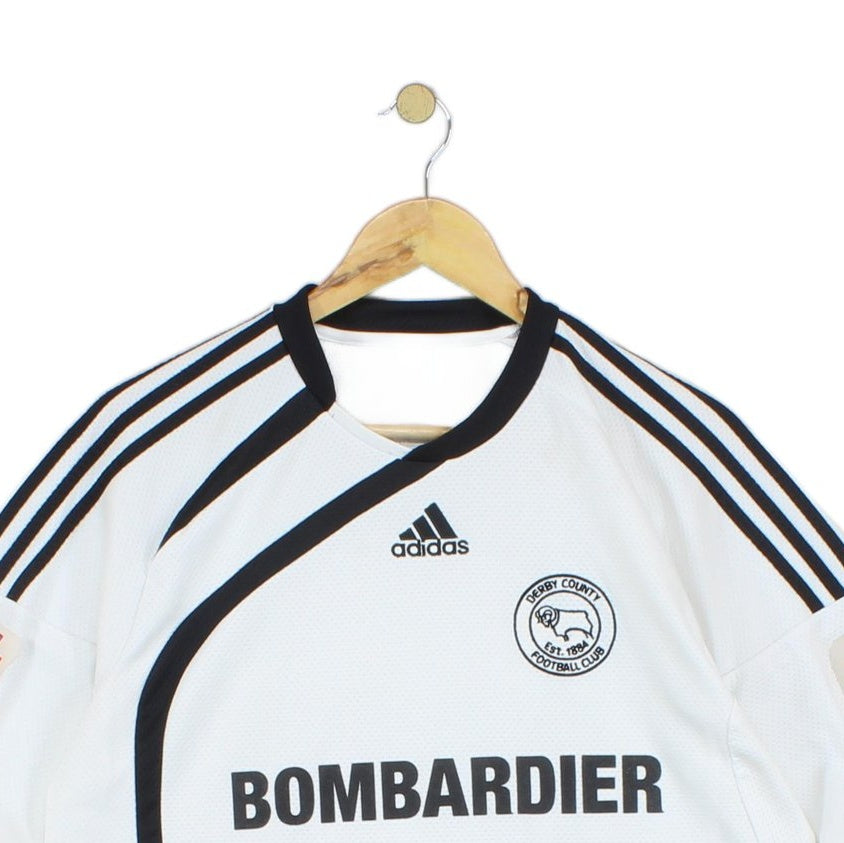 Mens Derby County 2009-10 Football Shirt Home Jersey
