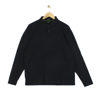 Mens Polo Shirt Long Sleeve Regular Fit