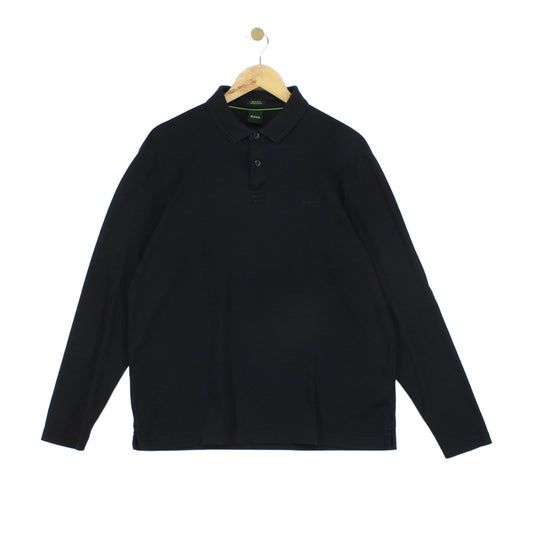 Mens Polo Shirt Long Sleeve Regular Fit