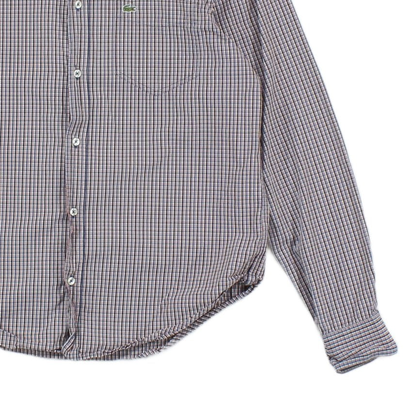 Mens Check Shirt Long Sleeve Classic Cotton