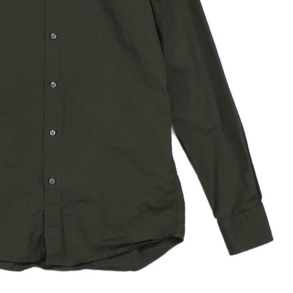 Mens Shirt Slim Fit Tailored Long Sleeve