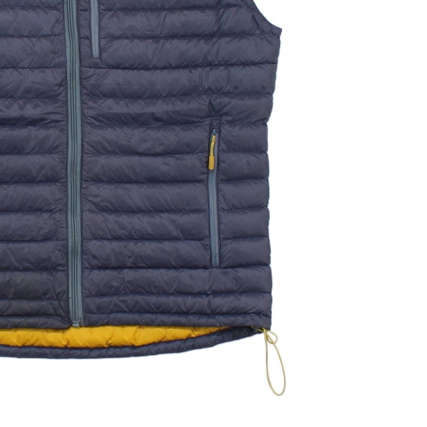 Mens Microlight Vest Bodywarmer Full Zip Insulated Puffer
