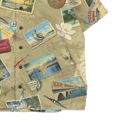 Mens Postcard Shirt Short Sleeve Key West