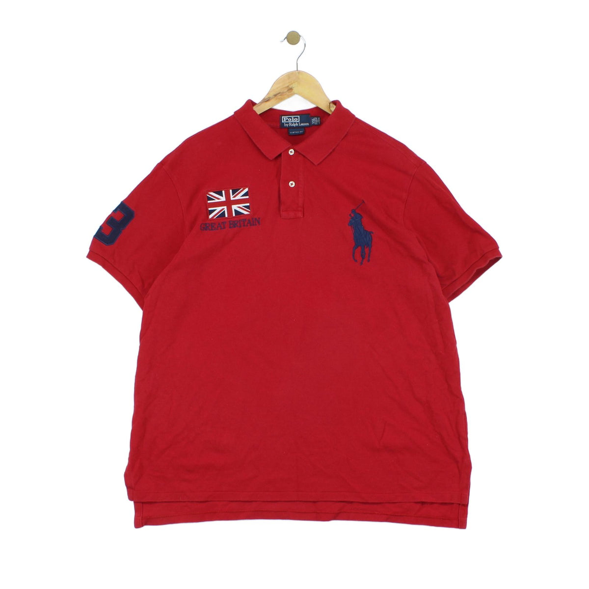 Mens Great Britain Polo Shirt Custom Fit