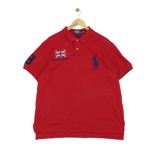 Mens Great Britain Polo Shirt Custom Fit