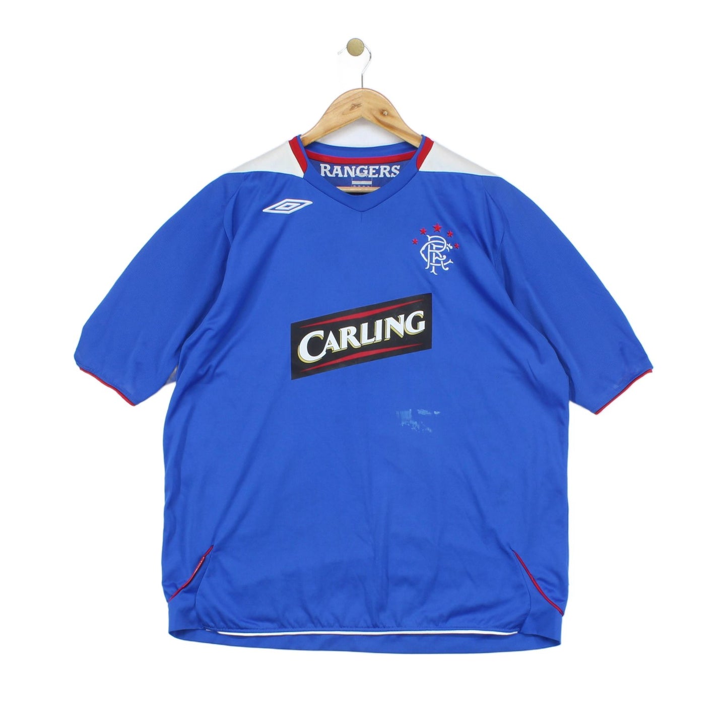 Mens Rangers 2006-07 Football Shirt Home Jersey Soccer