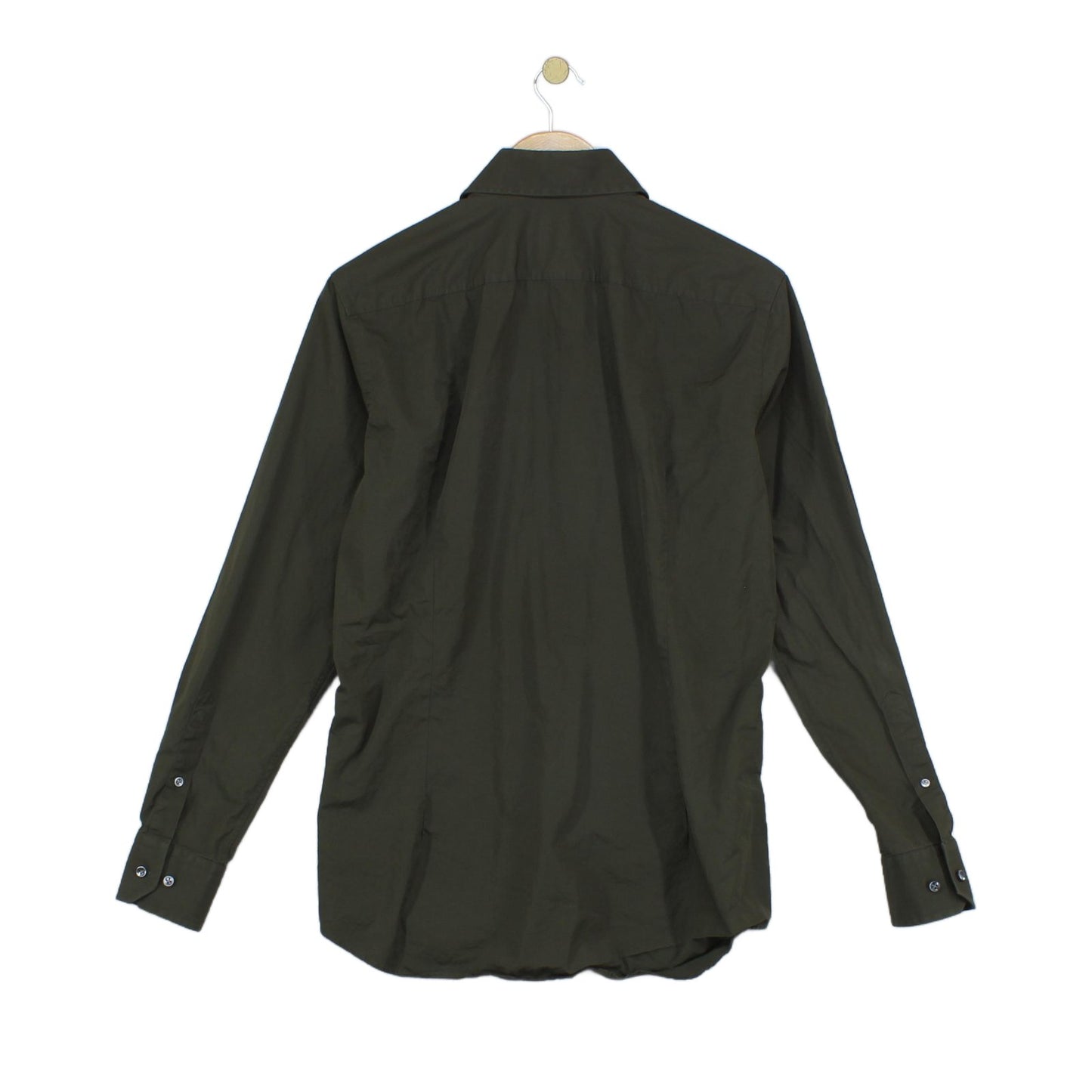 Mens Shirt Slim Fit Tailored Long Sleeve
