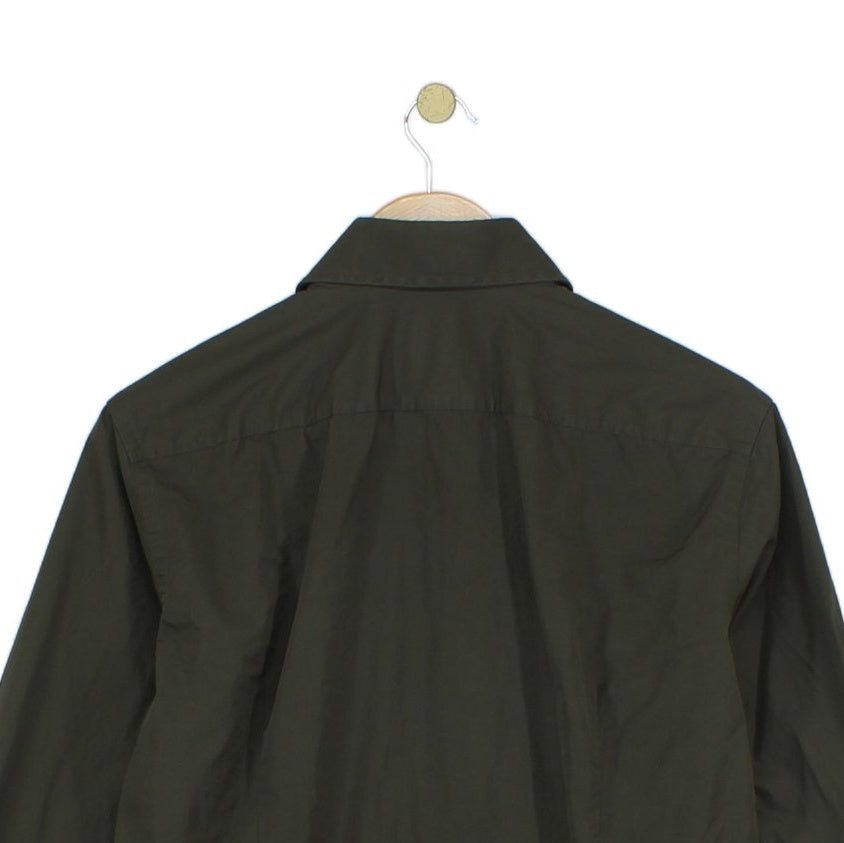 Mens Shirt Slim Fit Tailored Long Sleeve
