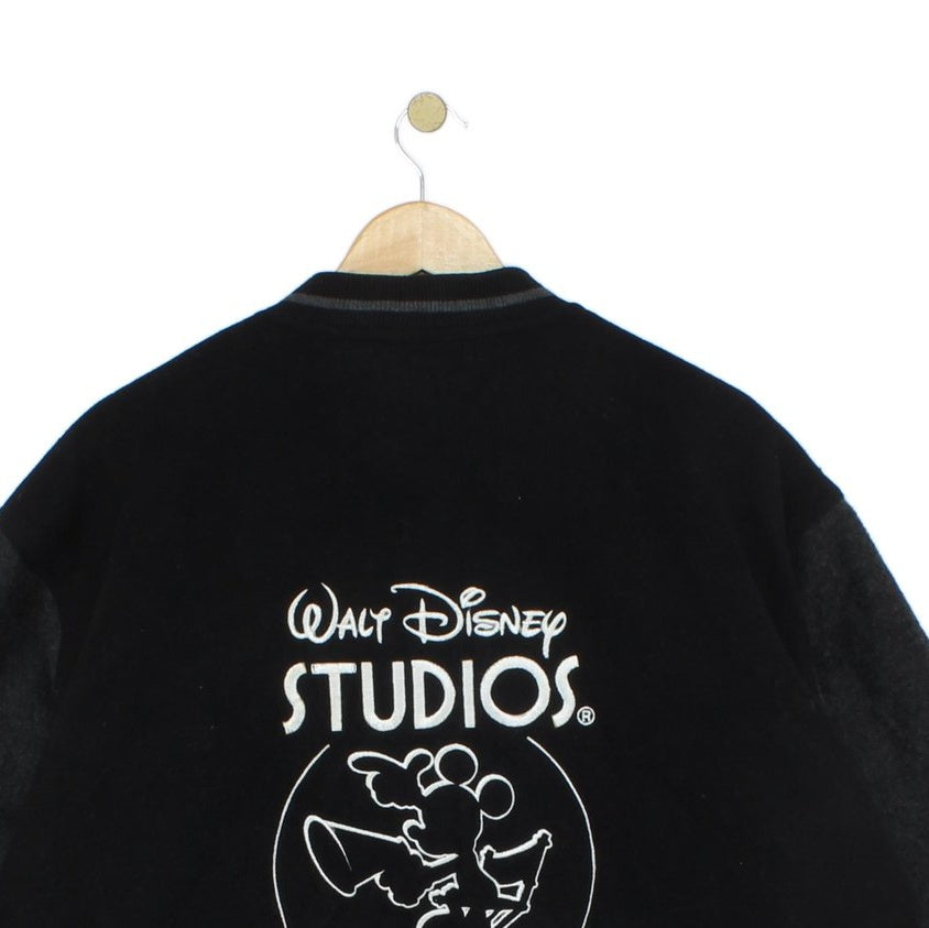 Mens Varsity Jacket Mickey Acrylic Wool