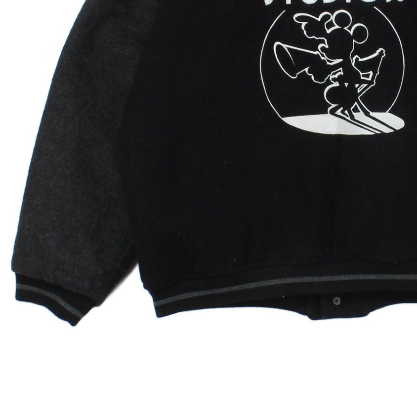 Mens Varsity Jacket Mickey Acrylic Wool