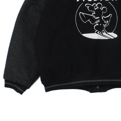 Mens Varsity Jacket Mickey Acrylic Wool