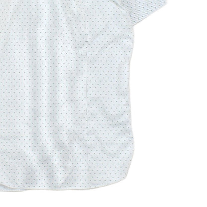 Mens Shirt Slim Fit Short Sleeve Button Up