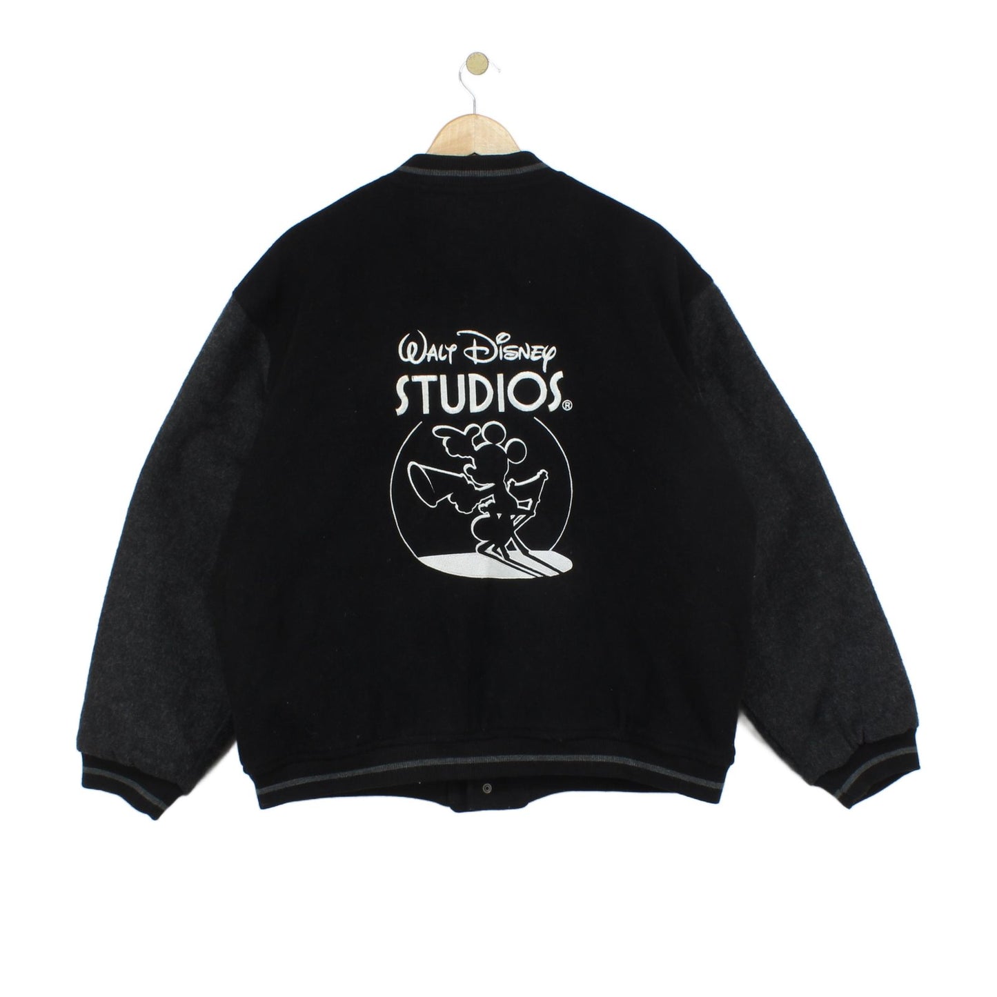 Mens Varsity Jacket Mickey Acrylic Wool
