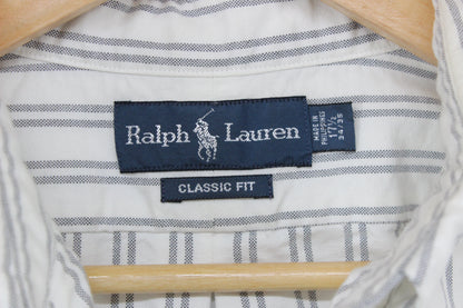 Mens Oxford Shirt Classic Fit Striped
