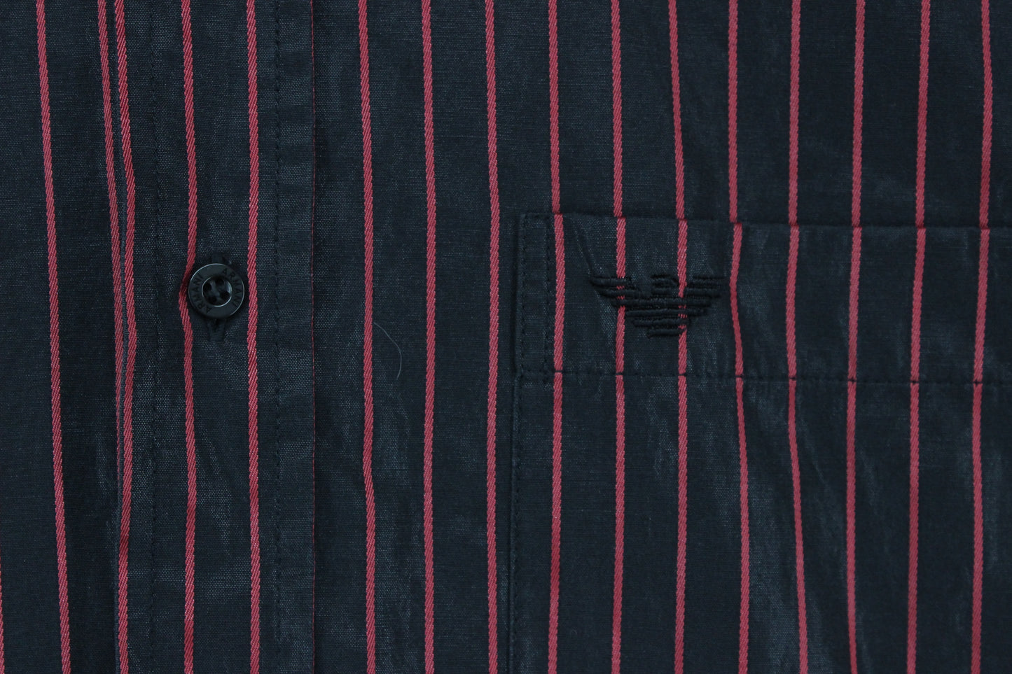 Mens Striped Shirt Made In Italy Short Sleeve