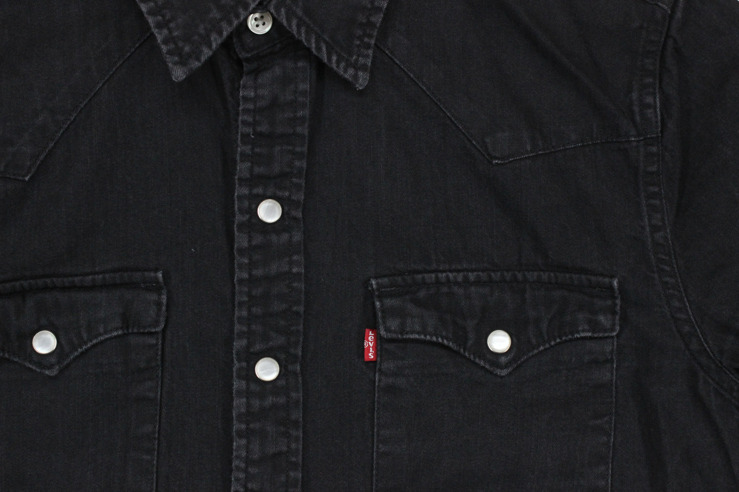 Womens Denim Shirt Snap Western Long Sleeve