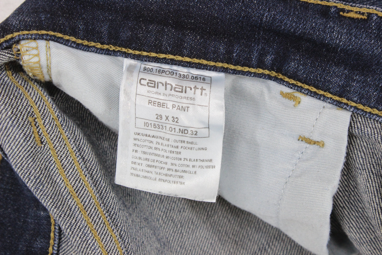 Mens Rebel Pant Jeans Skinny Fit